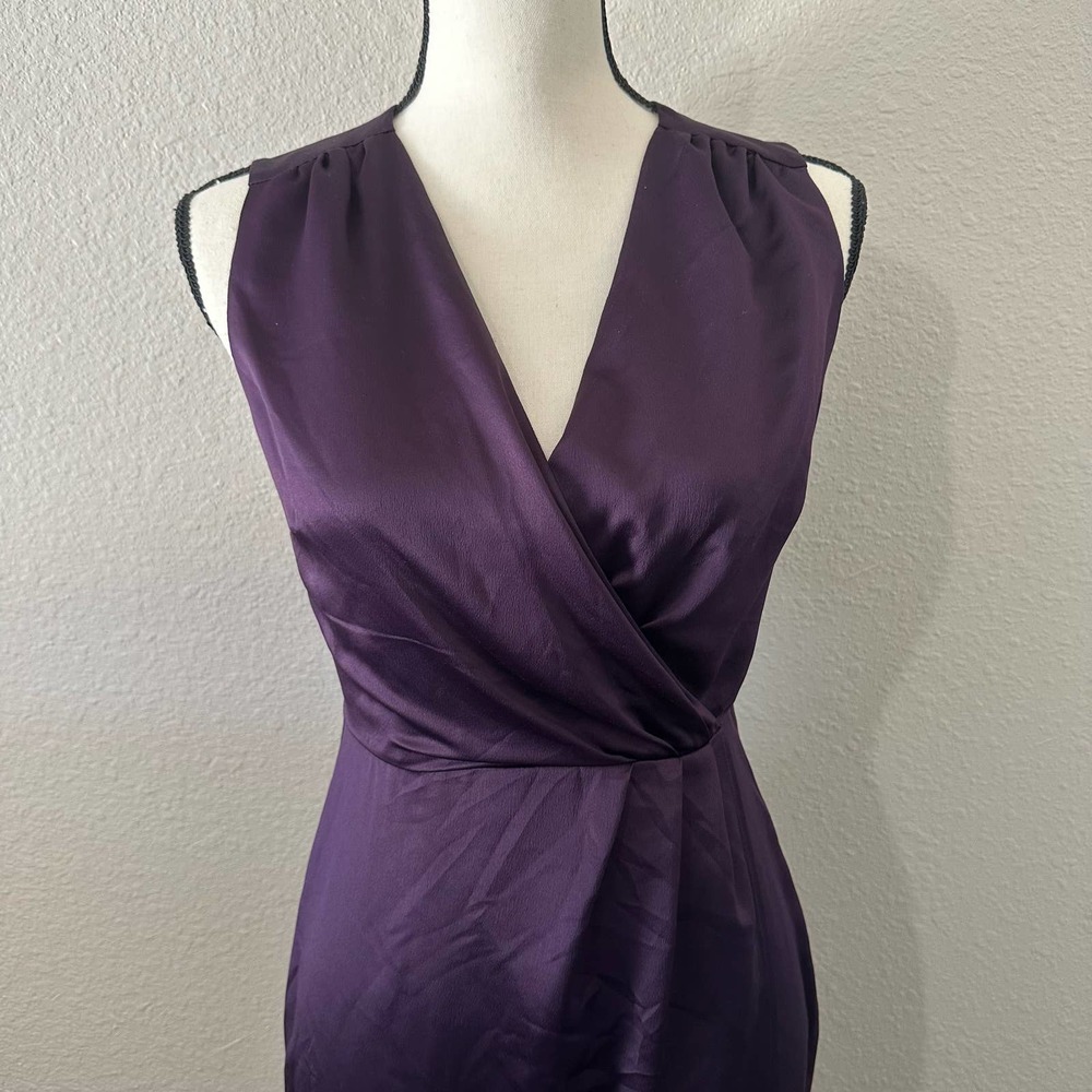 NWT~H&M Sleeveless Dark Purple Dress Size 4